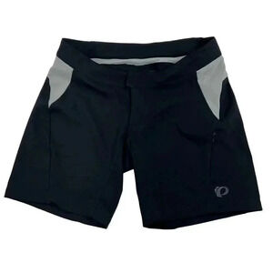 Pearl Izumi Womens M Mountain Trail Bike Cycling Shorts Black & Gray Athleisure